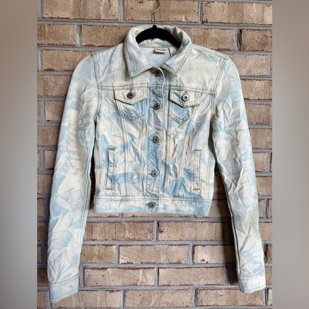 MUDD TIE DYE DENIM JACKET ~ JUNIOR SIZE S